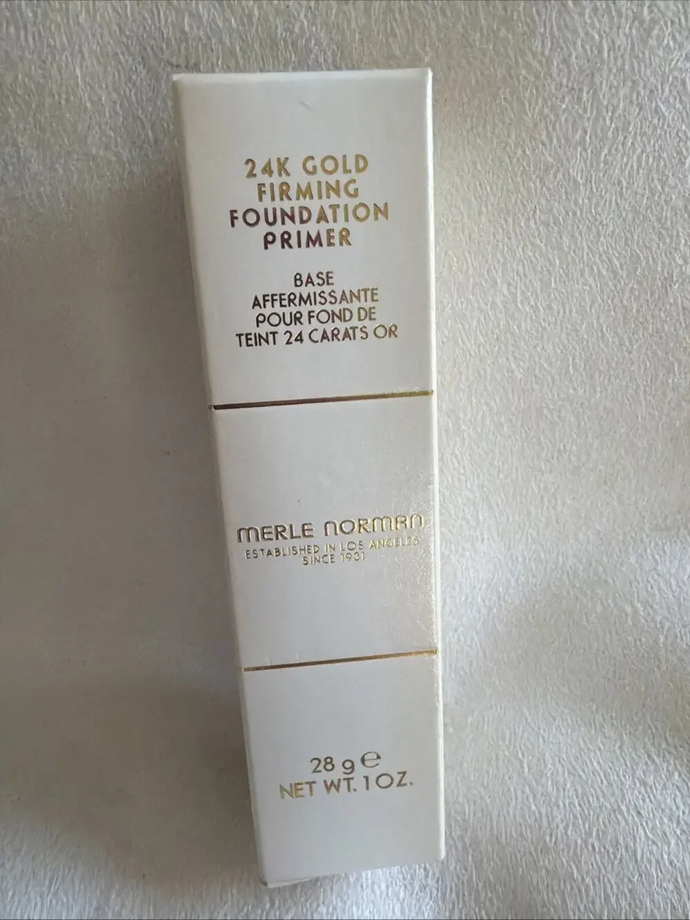 Merle Norman 24K Gold Firming Foundation Primer 1 oz NIB Fresh Batch Code